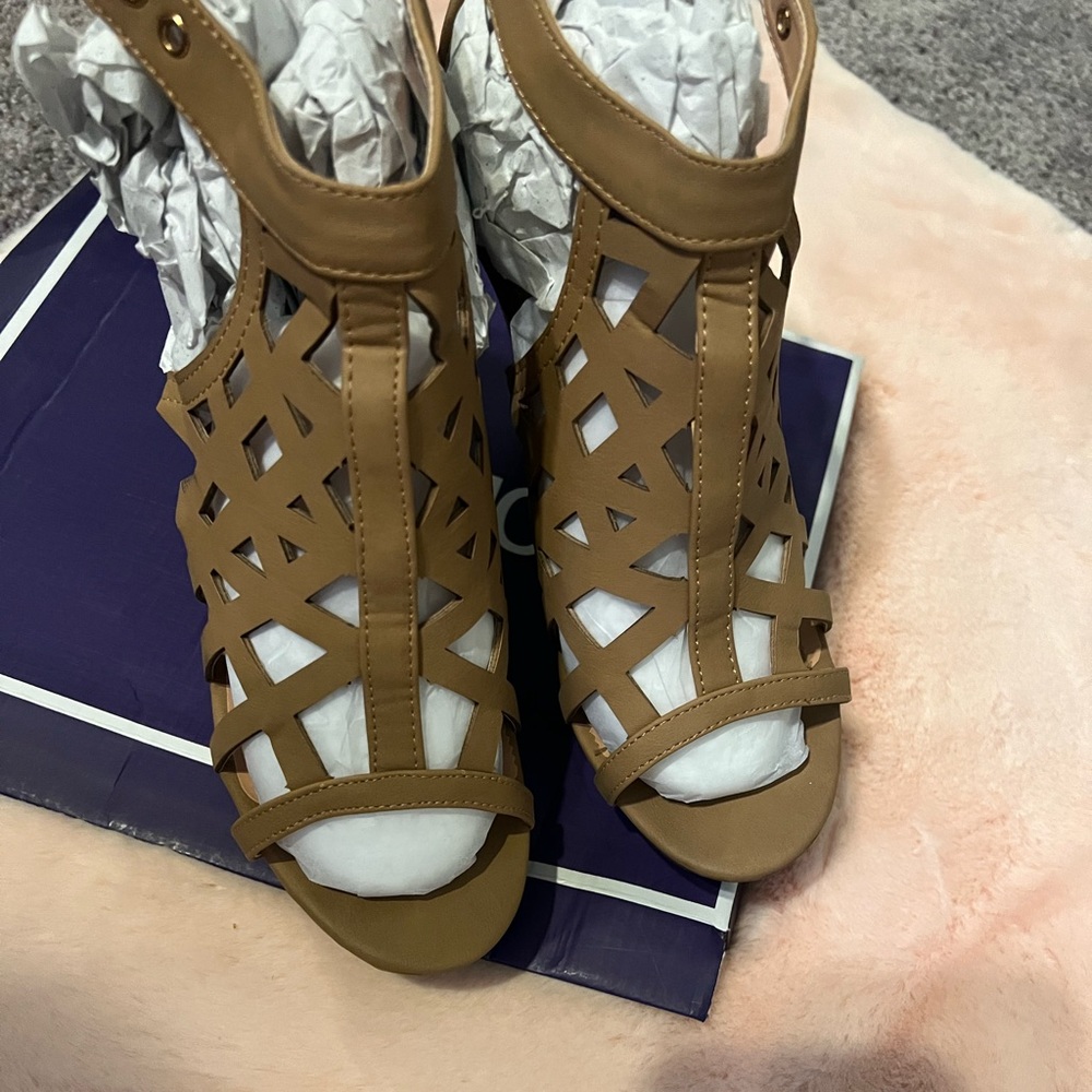 Top Moda wedge heels